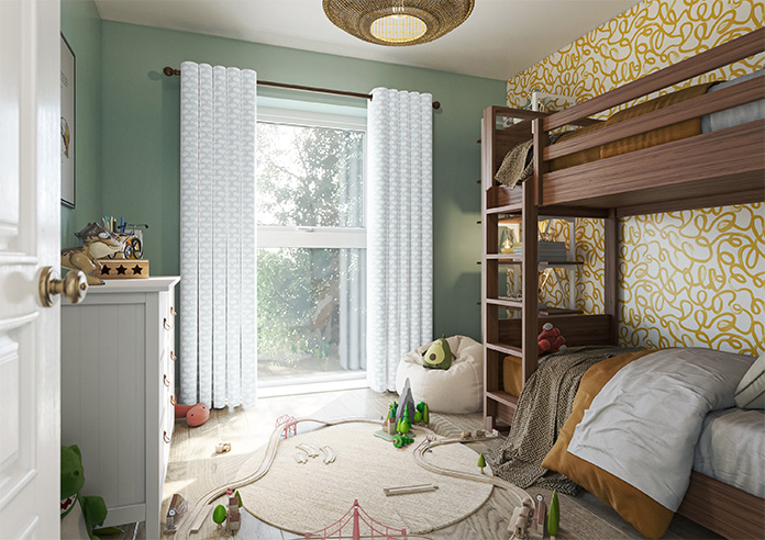 Whaling Around, Mist - Made to Measure Curtains - Image 8